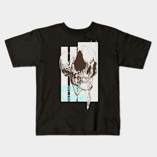 distorted skull Kids T-Shirt